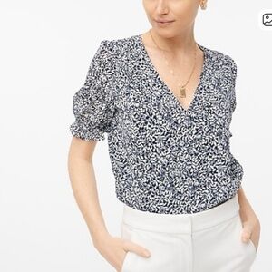 J.Crew Floral Blouse